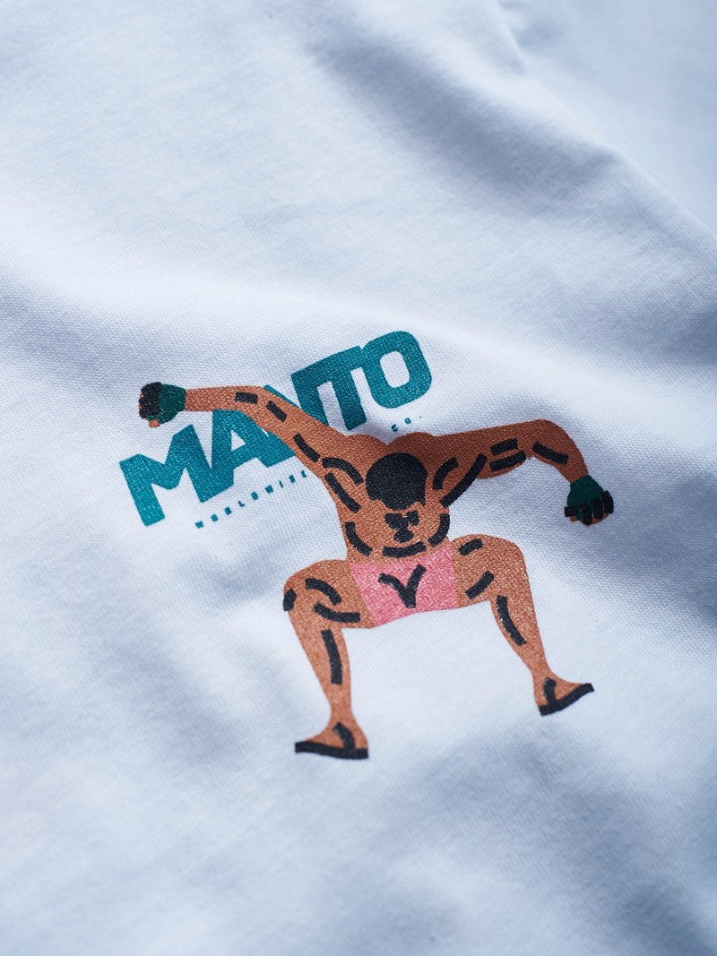 MANTO stomp t-shirt-white